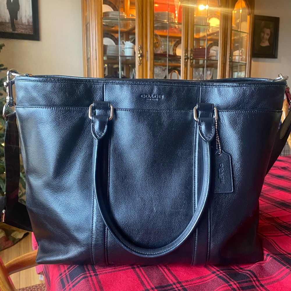 Coach Vintage BLK Leather Women’s Metropolitan Briefcase